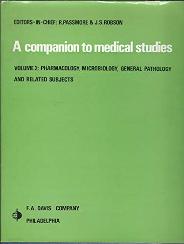 Imagen de archivo de A Companion to Medical Studies, Vol 2: Pharmacology, Microbiology, General Pathology and Related Subjects a la venta por ThriftBooks-Atlanta