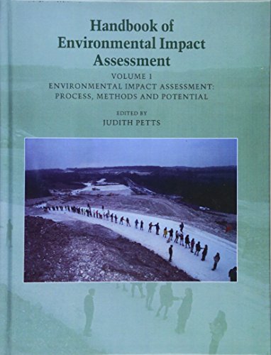 Beispielbild fr Handbook of Environmental Impact Assessment :Environmental Impact Asstssment: Process, Methods and Potential zum Verkauf von WorldofBooks