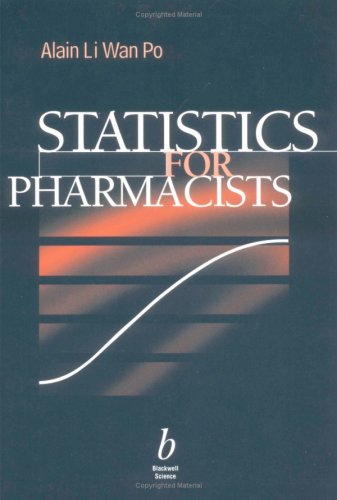Imagen de archivo de Statistics for Pharmacists a la venta por MusicMagpie