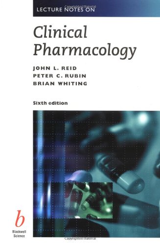 Stock image for Lecture Notes on Clinical Pharmacology for sale by AwesomeBooks