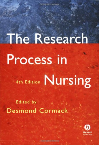 Imagen de archivo de The Research Process in Nursing a la venta por Better World Books