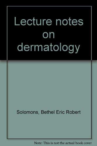 Stock image for Lecture notes on dermatology for sale by ThriftBooks-Dallas