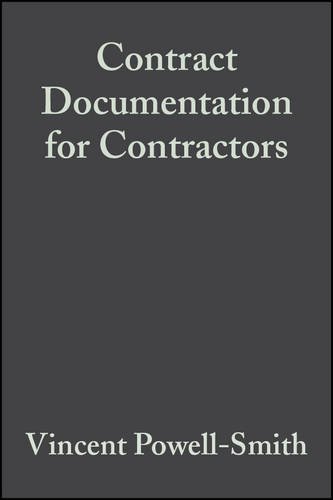 Beispielbild fr Contract Documentation for Contractors zum Verkauf von WorldofBooks