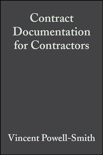 Stock image for Contract Documentation for Contractors for sale by Better World Books Ltd