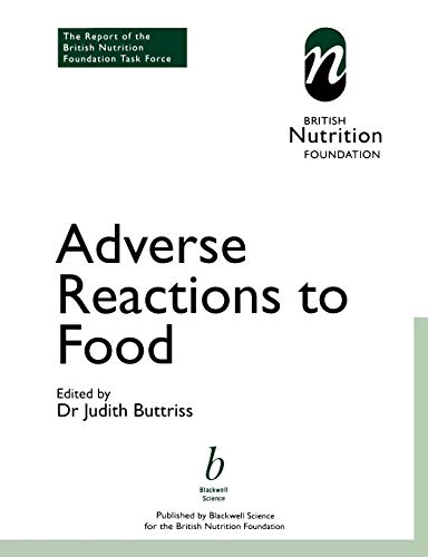 Beispielbild fr Adverse Reactions to Food: The Report of a British Nutrition Foundation Task Force: 4 zum Verkauf von WorldofBooks