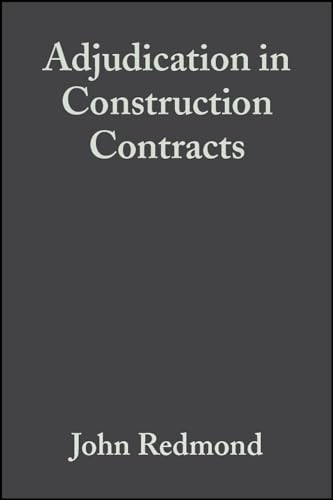 Beispielbild fr Adjudication in Construction Contracts zum Verkauf von WorldofBooks