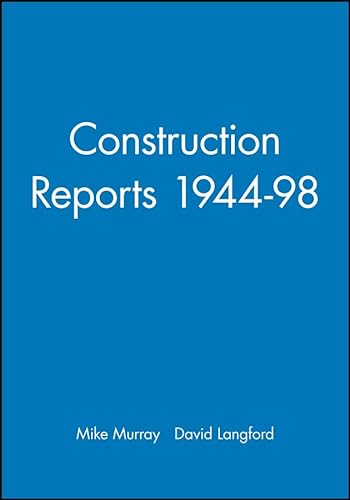 Beispielbild fr Construction Reports 1944-98 zum Verkauf von Blackwell's