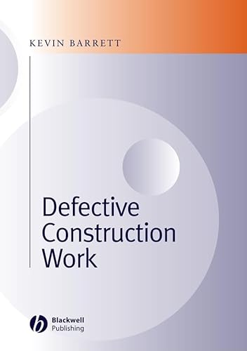 Defective Construction Work And The Project Team Hardback By