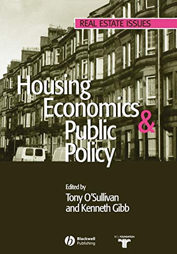 Beispielbild fr Housing Economics and Public Policy zum Verkauf von Blackwell's