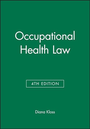 Beispielbild fr Occupational Health Law zum Verkauf von WorldofBooks