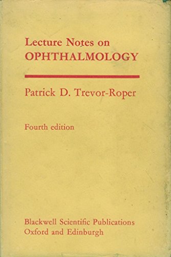 9780632084500: Lecture Notes in Ophthalmology