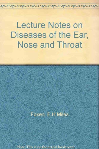 Stock image for Lecture notes on diseases of the ear, nose and throat, for sale by HPB-Red