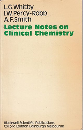 Stock image for Lecture Notes on Clinical Chemistry for sale by Better World Books