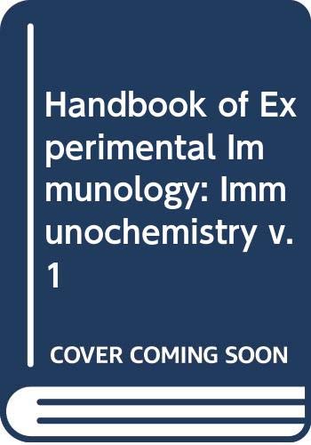 9780632096305: Handbook of Experimental Immunology: Immunochemistry v. 1