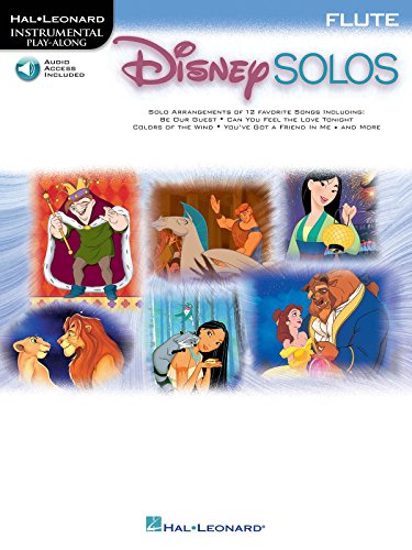 Beispielbild fr Disney Solos - Instrumental Solos for Flute (Book/Online Audio) zum Verkauf von Jenson Books Inc