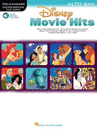 9780634000959: Disney Movie Hits: Alto Sax [Lingua inglese]: Instrumental Play-Along