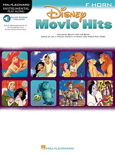 Imagen de archivo de Disney Movie Hits for French Horn: Play Along with a Full Symphony Orchestra! a la venta por Half Price Books Inc.