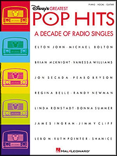 9780634002236: Disney's greatest pop hits piano, voix, guitare: A Decade of Radio Singles