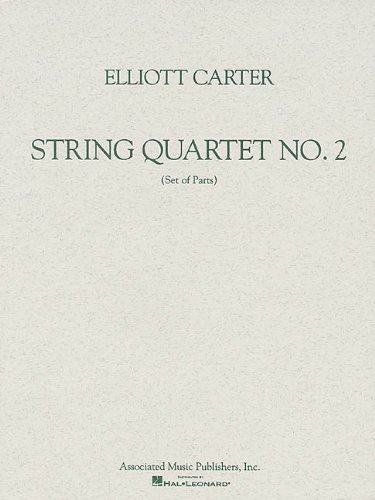 9780634002526: Elliott carter: string quartet no.2 (parts): Set of Parts