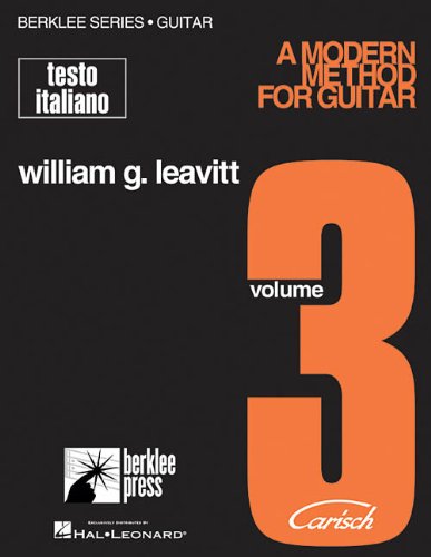 9780634002700: Modern Method for Guitar Vol.3 Italian Edition