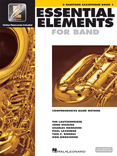 Imagen de archivo de Essential Elements for Band - Eb Baritone Saxophone Book 1 with EEi a la venta por BooksRun