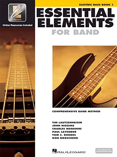 9780634003264: Essential Elements for Band - Electric Bass Book 1 with Eei (Book/Online Media)