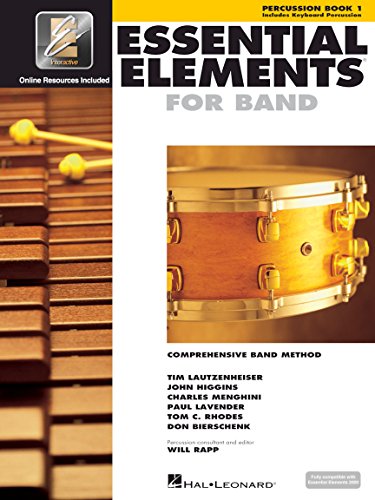 9780634003271: Essential elements for band - book 1 - percussion - recueil + enregistrement(s) en ligne: Comprehensive Band Method : Percussion Book 1