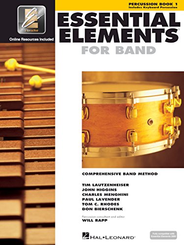 Imagen de archivo de Essential Elements for Band - Percussion/Keyboard Percussion Book 1 with EEi (Book/Online Audio) a la venta por Reliant Bookstore