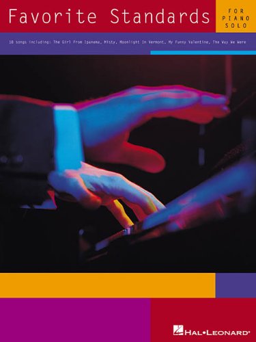 9780634004230: Favorite Standards for Piano Solo