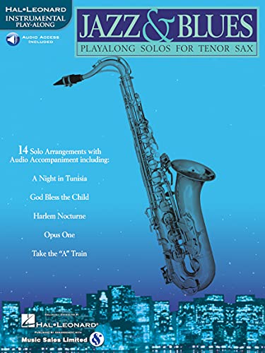 9780634004452: Jazz & Blues: Play-Along Solos for Tenor Sax [With CD (Audio)]