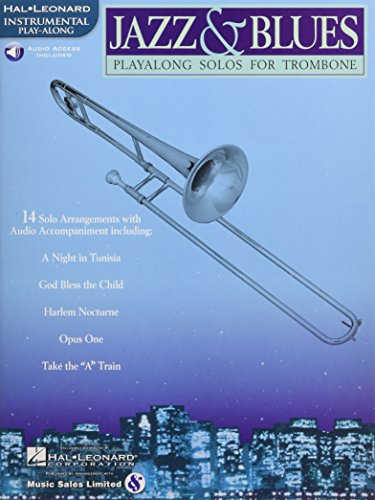 9780634004469: Jazz & Blues: Playalong Solos for Trombone [With CD (Audio)]