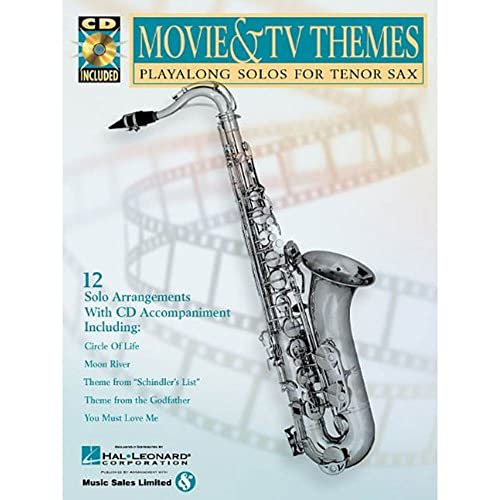 9780634004605: Movie & TV Themes: Playalong Solos For Tenor Sax