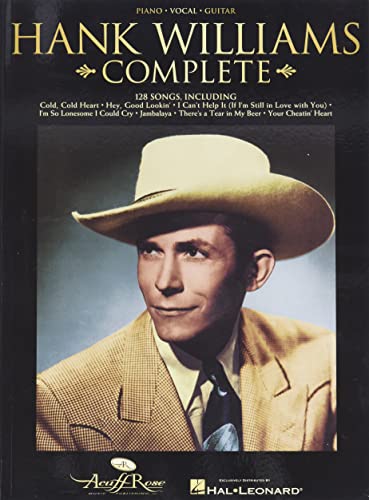 Hank Williams Complete Piano, Vocal and Guitar Chords (9780634006944) by [???]