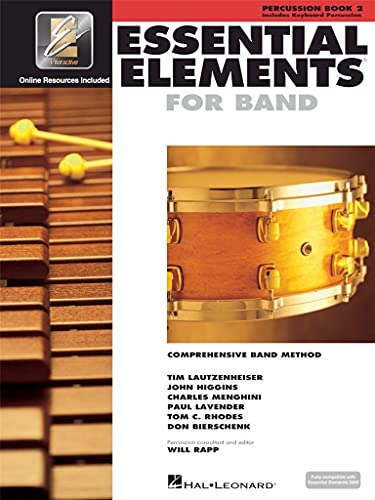 Essential Elements for Band - Book 2 with EEi: Percussion/Keyboard Percussion (Book/Online Media) (Percussion, Book 2) (9780634013010) by Various