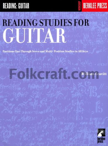 Beispielbild fr Reading Studies for Guitar (positions one through 7 and multi position studies in all keys): Positions One Through Seven and Multi-Position Studies in All Keys zum Verkauf von WorldofBooks