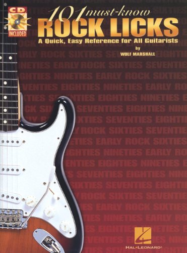 9780634013706: 101 must know rock licks guitare +cd