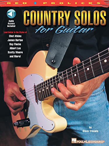 Imagen de archivo de Country Solos for Guitar: Reh * Prolicks Series [With CD with Full Demonstrations & Rhythm-Only Tracks] a la venta por WorldofBooks