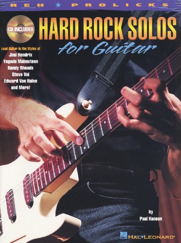 9780634013942: HARD ROCK SOLOS FOR GUITAR TAB BOOK/CD
