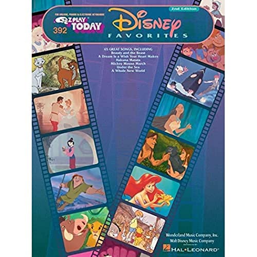 9780634015779: Disney favorites - 2nd edition piano ou clavier: E-Z Play Today Volume 392