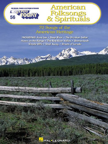 9780634018329: American Folksongs & Spirituals: E-Z Play Today Volume 56
