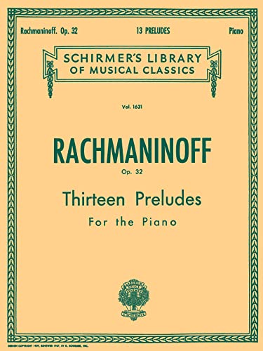 Beispielbild fr 13 Preludes, Op. 32 zum Verkauf von Blackwell's