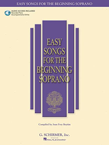Stock image for Easy Songs for the Beginning Soprano: With companion recorded piano accompaniments (Easy Songs for Beginning Singers) for sale by SecondSale