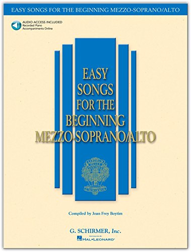 Stock image for Easy Songs for the Beginning Mezzo-Soprano/Alto Book with Online Audio for sale by BooksRun