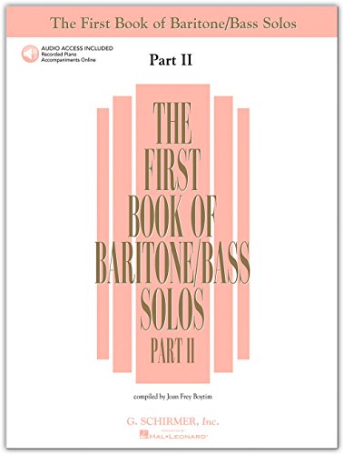 9780634020537: The First Book of Baritone/Bass Solos - Part II: Book/Online Audio (First Book of Solos Part II)