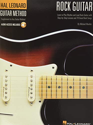 Imagen de archivo de Hal Leonard Guitar Method: Rock Guitar (Book/Online Audio): Learn to Play Rhythm and Lead Rock Guitar with Step-by-Step Lessons and 70 Great Rock Songs (Hal Leonard Guitar Method (Songbooks)) a la venta por WorldofBooks