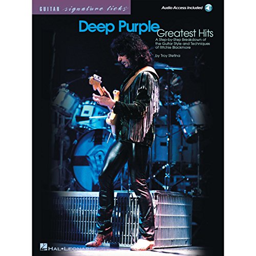 Imagen de archivo de Deep Purple - Greatest Hits: A Step-by-Step Breakdown of the Guitar Style and Techniques of Ritchie Blackmore (Guitar signature licks) a la venta por Wm Burgett Bks and Collectibles