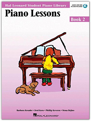 Stock image for Piano Lessons Book 2 - Audio and MIDI Access Included: Hal Leonard Student Piano Library for sale by SecondSale