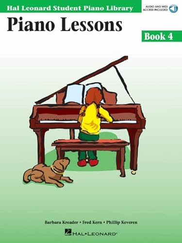 Stock image for Piano Lessons Book 4 - Book with Online Audio Hal Leonard Student Piano Library for sale by ThriftBooks-Dallas