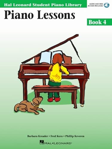 9780634031212: Piano Lessons Book 4 - Book with Online Audio