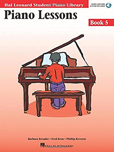 9780634031229: Piano Lessons Book 5 Book/Online Audio (Hal Leonard Student Piano Library (Songbooks))